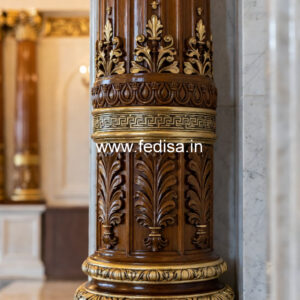 Eye-Catching Wooden Pillar Designs for Hall