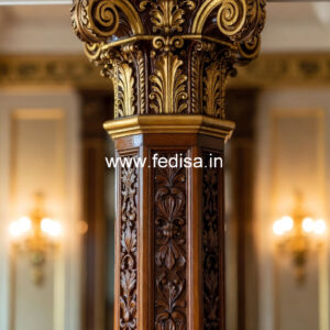 Luxury Wooden Pillar Designs for Interior Decor