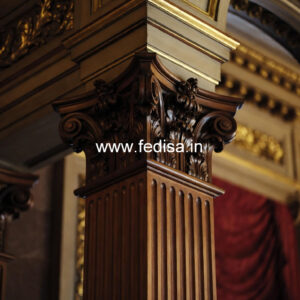 Wooden Pillar Designs for Luxury Feel