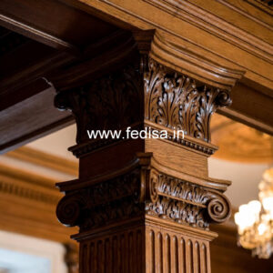 Wooden Pillar Designs That Feel Premium Interiors