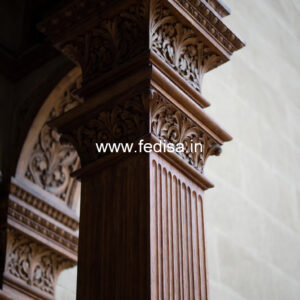 Wooden Pillar Designs That Look Like Luxury Decor