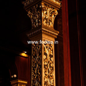 Wooden Pillar Designs That Feel Royal Interiors