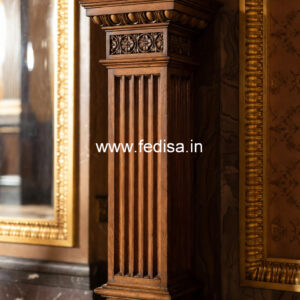 Wooden Pillar Design for Traditional House
