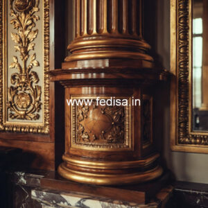 Wooden Pillar Design for Interior Columns