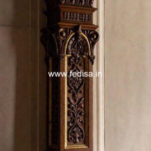 Wooden Pillar Design for Decorative Columns