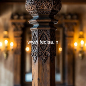 Wooden Pillar Ideas for Elegant Interiors