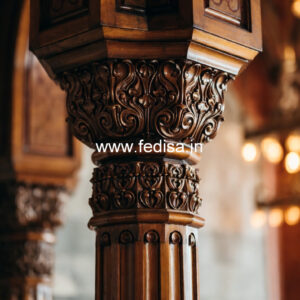 Wooden Pillar Designs for Elegant Homes