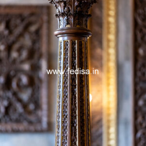 Wooden Pillar Designs for Rich Look