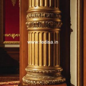 Wooden Pillar Designs That Feel Royal & Classy