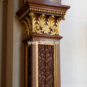 Wooden Pillar Designs That Feel Rich & Elegant