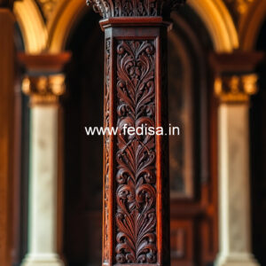 Wooden Pillar Designs That Add Luxury Touch