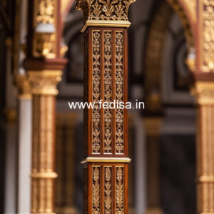 Wooden Pillar Designs That Feel Rich Interiors