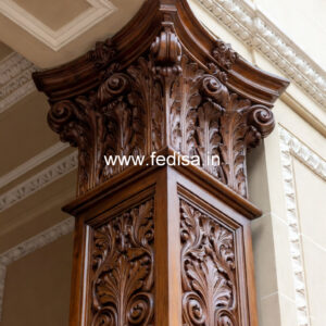 Wooden Pillar Designs That Look Timeless & Elegant