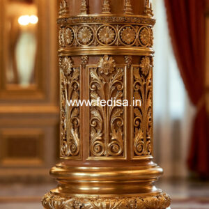 Wooden Pillar Design for Home Decoration