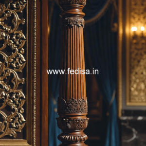 Wooden Pillar Design for Elegant Homes