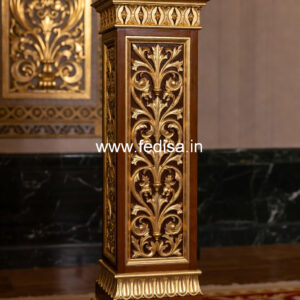 Wooden Pillar Design for Modern Villas