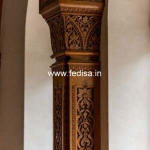 Wooden Pillar Design for Classic Homes