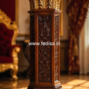 Wooden Pillar Designs with Premium Finish