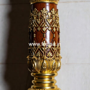 Wooden Pillar Designs That Feel Royal & Classy