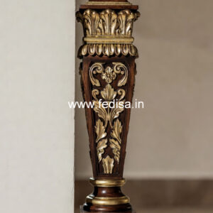 Wooden Pillar Designs That Feel Luxury Living