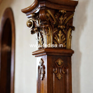 Wooden Pillar Designs That Feel Designer Homes