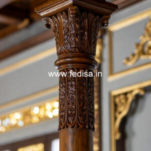 Wooden Pillar Designs That Feel Elegant & Rich