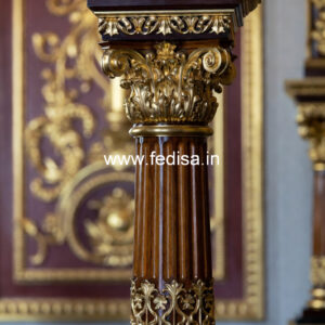 Wooden Pillar Design for Modern House