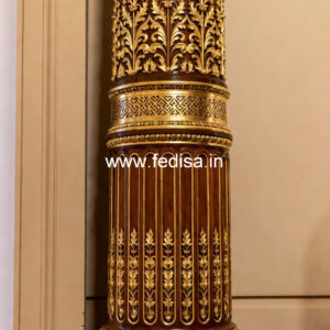 Wooden Pillar Design for Balcony