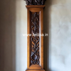 Wooden Pillar Design for Entryway