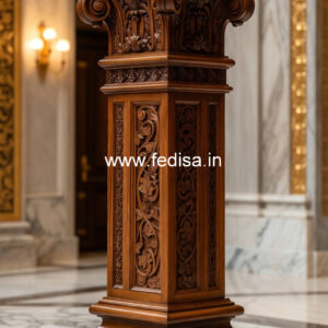 Wooden Pillar Designs That Add Royal Touch