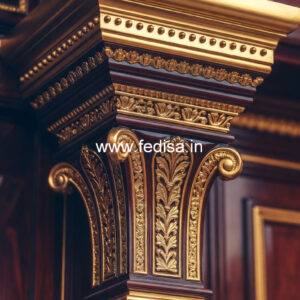 Wooden Pillar Designs for High-End Interiors