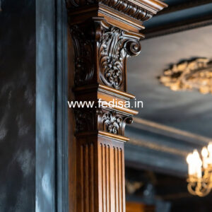 Wooden Pillar Designs That Make Homes Look Rich