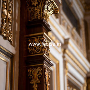 Wooden Pillar Design for Balcony