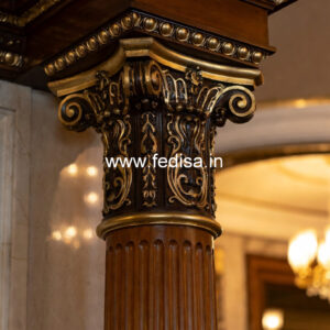 Wooden Pillar Design for Home Architecture