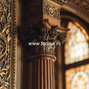 Wooden Pillar Design for Elegant Homes