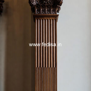 Wooden Pillar Design for Home Styling
