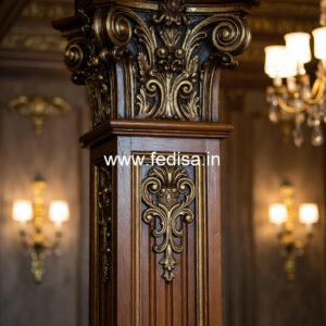 Wooden Pillar Design for Home Makeover
