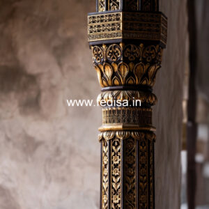 Wooden Pillar Design for Modern Decor