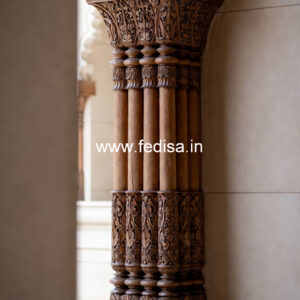 Wooden Pillar Designs for Luxury Feel