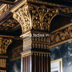 Wooden Pillar Designs That Feel Premium Interiors