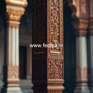 Wooden Pillar Designs That Feel Elegant Touch