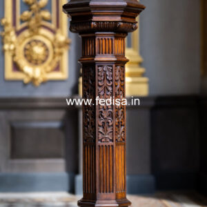 Wooden Pillar Design for Modern Interiors