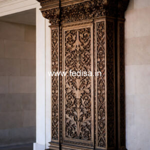 Wooden Pillar Design for Sophisticated Homes