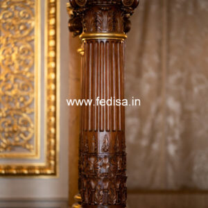 Wooden Pillar Designs for Elegant Spaces
