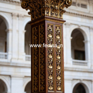 Wooden Pillar Designs That Feel Like Palace