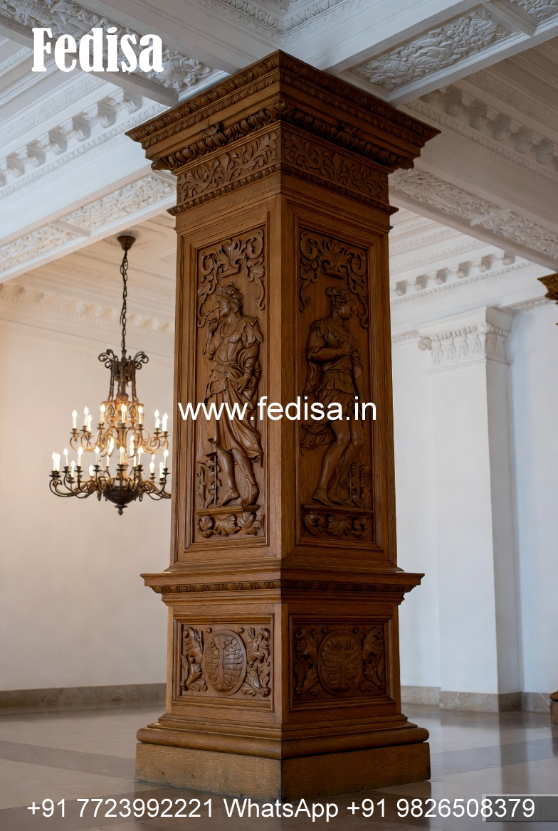 Wooden Pillar Designs for High-End Interiors