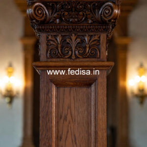 Wooden Pillar Designs for Rich Look