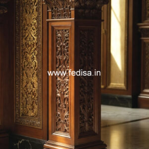 Wooden Pillar Designs That Feel Premium Interiors