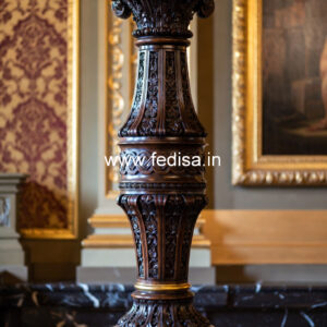 Wooden Pillar Design with Custom Design