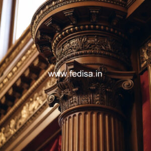 Wooden Pillar Design for Elegant Homes